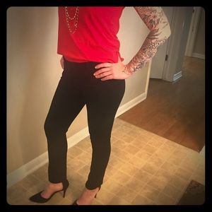 Gap skinny ankle pants in black